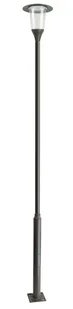 Lampa ogrodowa na żarówkę E27, antracyt MTS-ME27-H4400 z serii METIS - Lampy ogrodowe - miniaturka - grafika 1