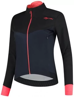 Kurtki damskie - Damska Kurtka Rowerowa  Rogelli Winterjacket Contenta | Blue\Black\Coral - Rozmiar M - grafika 1