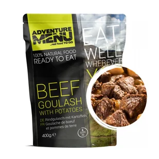 Danie gotowe ADVENTURE MENU Gulasz wołowy z ziemniakami 400 g - ONE SIZE - Szybkie dania obiadowe - miniaturka - grafika 1