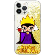 Etui i futerały do telefonów - Etui płynny brokat do Apple IPHONE 13 PRO Disney: Zła Królowa 002 oryginalne i oficjalnie licencjonowane, Złoty - miniaturka - grafika 1
