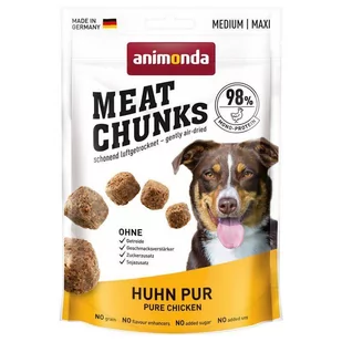 Animonda Meat Chunks Kurczak 4 x 80 g - Przysmaki dla psów - miniaturka - grafika 1