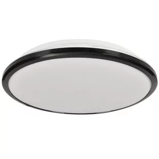Milagro Plafon LAMPA sufitowa TERMA ML6402 metalowa OPRAWA okrągła LED 18W 4000K do łazienki IP44 czarna ML6402 - Lampy sufitowe - miniaturka - grafika 1
