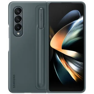 SAMSUNG Etui Standing Cover z rysikiem Pen do Z Fold 4 5G Moss Gray Etui - Etui i futerały do telefonów - miniaturka - grafika 1