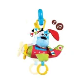 Zawieszki dla dzieci i niemowląt - Yookidoo Yookidoo, zawieszka do wózka Muzyczny Samolot Pies - miniaturka - grafika 1