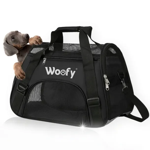 Transporter Torba Podróżna Dla Psa Kota Zwierząt Materiałowy Na Ramię Woofy