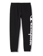 Spodenki męskie - Champion Legacy Authentic Pants-Maxi-Logo Powerblend Fleece Rib Cuff męskie spodnie dresowe, Nero, M - miniaturka - grafika 1
