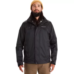 Kurtki męskie - Męska kurtka przeciwdeszczowa Marmot PreCip Eco Jacket black - XXL - grafika 1