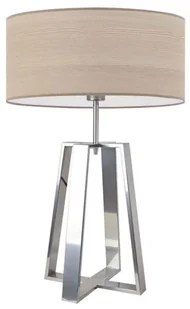 Industrialna lampka nocna na srebrnym stelażu - Arvin - Lampy stojące - miniaturka - grafika 1