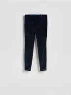 Spodnie damskie - Reserved - Welurowe spodnie - granatowy - miniaturka - grafika 1