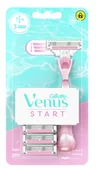 Maszynki do golenia i wkłady - Gillette VENUS START Maszynka do golenia + 3 wkłady 7702018591152 - miniaturka - grafika 1