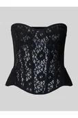 Gorsety - Gorset z koronki model CRISTO - bardot - miniaturka - grafika 1