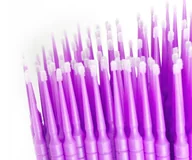 Pozostałe akcesoria do makijażu - Project Lashes, Mikro Aplikatory, Fioletowe, 100 Sztuk, 1,5mm - miniaturka - grafika 1
