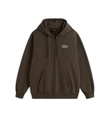 Bluzy męskie - Bluza Męska VANS Earthbound Loose Fit Full Zip Coal Brown VN000RDCEMP1 XL - miniaturka - grafika 1
