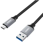 Kable komputerowe i do monitorów - Aukey AUKEY CB-CMD1 zestaw 3 szt nylonowych szybkich kabli Quick Charge USB C-USB 3.0 | 3 x 1m | 5 Gbps - miniaturka - grafika 1