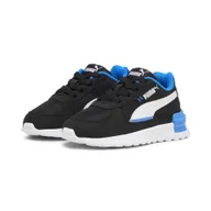 Buty dla dziewczynek - Niemowlęce obuwie sportowe Graviton AC PUMA Black White Racing Blue - miniaturka - grafika 1