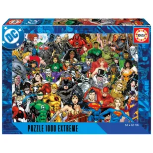 Puzzle 1000 Postacie z uniwersum DC Comics Educa - Puzzle - miniaturka - grafika 1