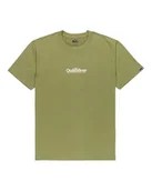 Koszulki męskie - Quiksilver Koszulka z krótkim rękawem EV Fineline SS Green 10 - miniaturka - grafika 1