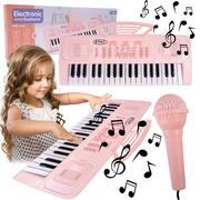 Zabawki interaktywne dla dzieci - Organy Pianino Elektroniczne 37 Klawiszy Keyboard - miniaturka - grafika 1