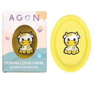 Mydła - Agon Kids Lemon 50g mydło dla dziecka z zabawką niespodzianką - miniaturka - grafika 1