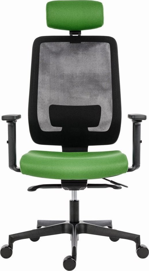 Krzesło biurowe Powerton Ergonomiczny fotel biurowy Lucie, Zielony