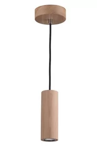 Spotlight Premium Collection Lampa wisząca Pipe pojedyncza oprawa z drewna dębowego 1551174 - Lampy sufitowe - miniaturka - grafika 1