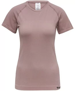 Koszulki sportowe damskie - Hummel Koszulka sportowa "Clea Seamless" w kolorze jasnoróżowym - grafika 1