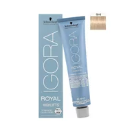 Farby do włosów i szampony koloryzujące - Schwarzkopf Igora Royal HIGHLIFTS Farba do Włosów 10-0 60ml - miniaturka - grafika 1