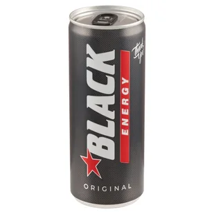 Food Care Gazowany napój energetyzujący Black Energy 250 ml - Napoje energetyczne i izotoniczne - miniaturka - grafika 1