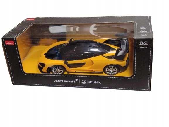 Rastar RC McLaren Senna Samochód zdalnie sterowany AUTO 1:18 żółty