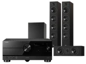 Kino domowe - Yamaha RX-A6A (czarny) + Diva 6 + 7 (czarny) + BASSO 880 (czarny) - miniaturka - grafika 1