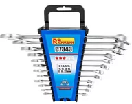 Klucze i nasadki - Corona Klucze Płasko- Oczkowe 12 Elem 6-22MM C7343 - miniaturka - grafika 1