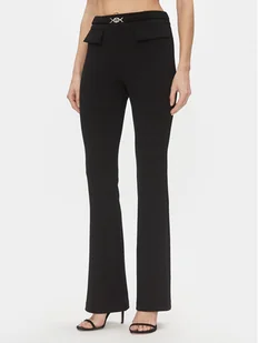 Rinascimento Spodnie materiałowe CFC0117520003 Czarny Bootcut Fit - Spodnie damskie - miniaturka - grafika 1