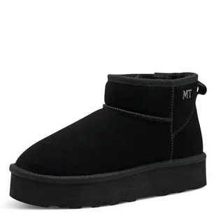 Marco Tozzi Damskie 2-26481-45 modne kozaki, czarne, 40 EU, czarny, 40 EU - Kozaki damskie - miniaturka - grafika 1