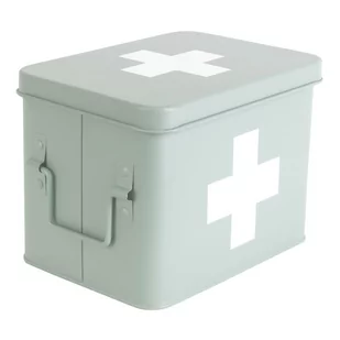 Miętowa metalowa apteczka PT LIVING Medicine, szer. 21,5 cm - Pudła i pojemniki do przechowywania - miniaturka - grafika 1