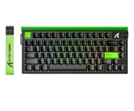 Klawiatury - Attack Shark R85 HE Rapid Trigger 8kHz/256kHz neonowa zieleń/czarna - miniaturka - grafika 1