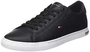 Tommy Hilfiger Męskie trampki wulkanizowane, Czarny, 42 EU - Trampki męskie - miniaturka - grafika 1