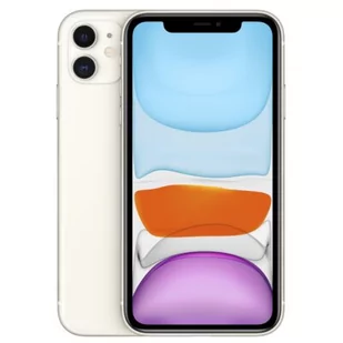 Apple iPhone 11 4GB/64GB Dual Sim Biały MHDC3PM/A - Telefony komórkowe - miniaturka - grafika 1