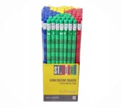 Przybory szkolne - Bambino Ołówki trójkątne z tabliczką mnożenia HB 72 szt. - miniaturka - grafika 1