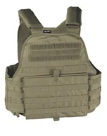 Kurtki jeździeckie - Mil-Tec Kamizelka Plate Carrier Vest Oliwkowy - miniaturka - grafika 1