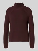 Swetry damskie - Sweter z dzianiny o kroju regular fit z czystej bawełny - miniaturka - grafika 1