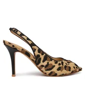 Sandały damskie - Sandały Guess FLJKL2 ELE07 Beżowy jasny - miniaturka - grafika 1