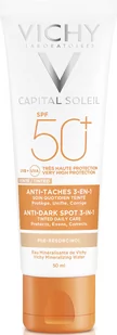 VICHY Vichy Ideal Soleil krem barwiący do twarzy zapobiegający przebarwieniom 3w1 SPF 50+ 50 ml - Kremy do twarzy - miniaturka - grafika 1