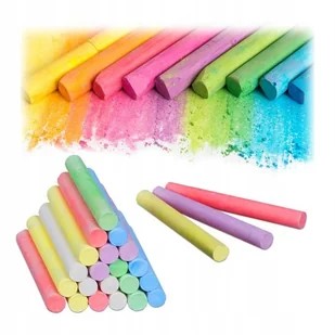 Kolorowa Szkolna Kreda Do Rysowania Po Tablicy Chodniku Asfalcie Kpl 36 Szt - Zabawki kreatywne Kolorowa Szkolna Kreda Do Rysowania Po Tablicy Chodniku Asfalcie Kpl 36 Szt - Zabawki kreatywne - miniaturka - grafika 1