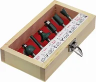 Frezarki - Frezy do drewna zestaw 6 sz uchwyt 6mm STALCO PROF - miniaturka - grafika 1