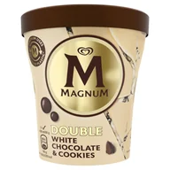 Lody i desery lodowe - Magnum Double White Chocolate & Cookies Lody 440 ml - miniaturka - grafika 1