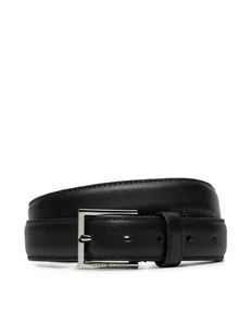 Tommy Hilfiger Pasek Męski Hudson 3.0 Leather AM0AM13335 Czarny - Paski - miniaturka - grafika 1