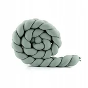 Ochraniacze do łóżeczka - WALDIN OCHRANICZ DO ŁÓŻECZKA NA SZCZEBELKI WARKOCZ ZIELONY 210CM - miniaturka - grafika 1