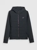 Kurtki damskie - 4F Kurtka z wypełnieniem syntetycznym damska - czarna XXL - miniaturka - grafika 1