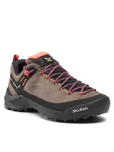 Salewa Trekkingi Ws Wildfire Leather 61396-7953 Brązowy - Buty trekkingowe damskie - miniaturka - grafika 1