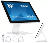 Monitory - iiyama Biały monitor dotykowy ProLite T1932MSC-W1SAG 19"  - miniaturka - grafika 1
